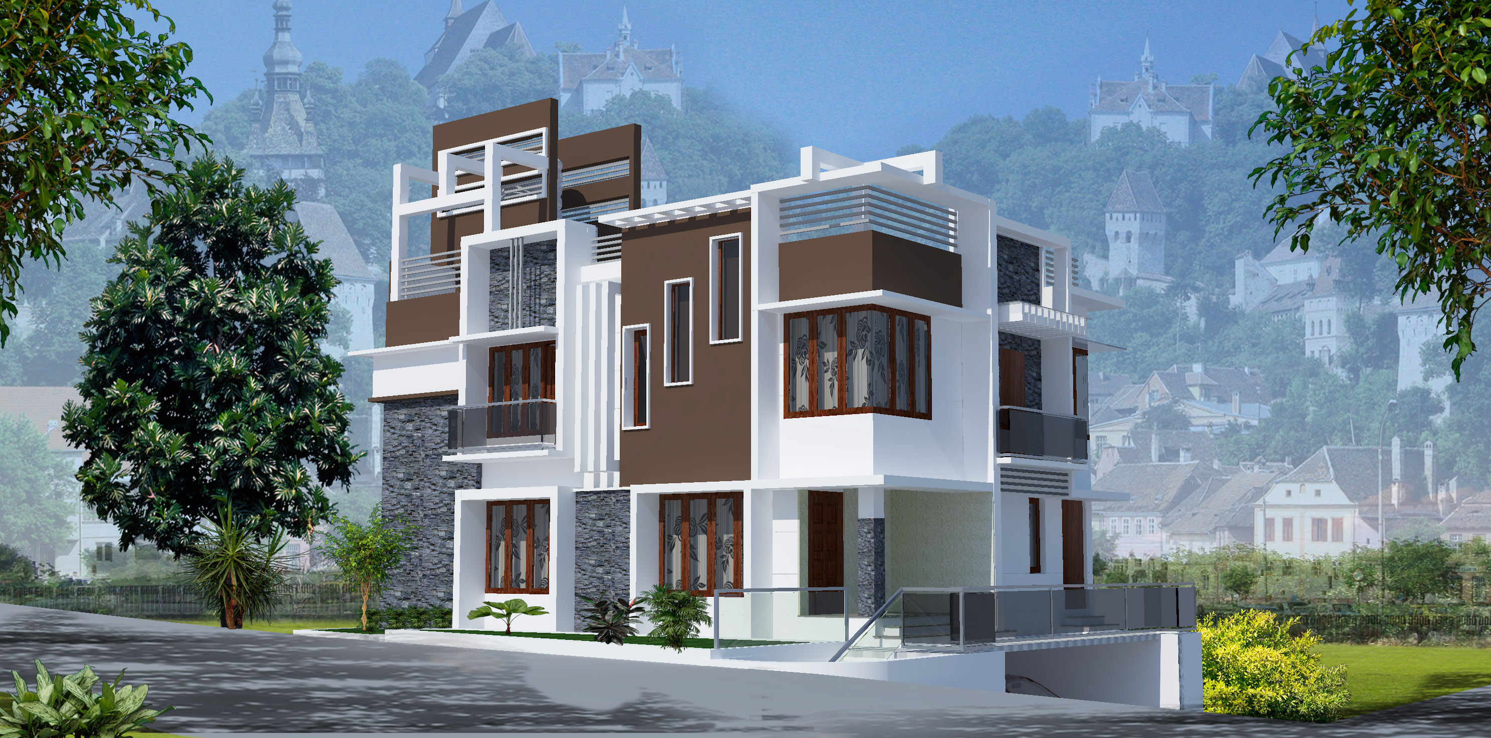 Aswathy residence — view 3